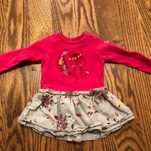 Catimini Size 12 Months Baby Long-sleeve Dress